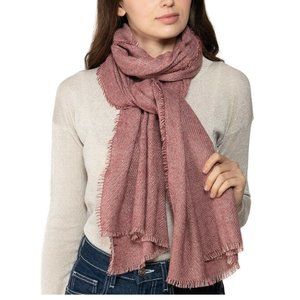 INC International Concepts Herringbone Sparkle Scarf NWT